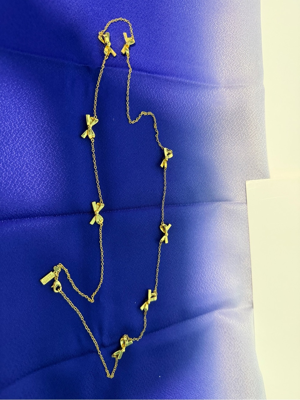 Kate Spade Gold Bows Necklace